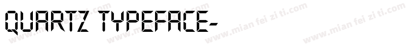 Quartz Typeface字体转换